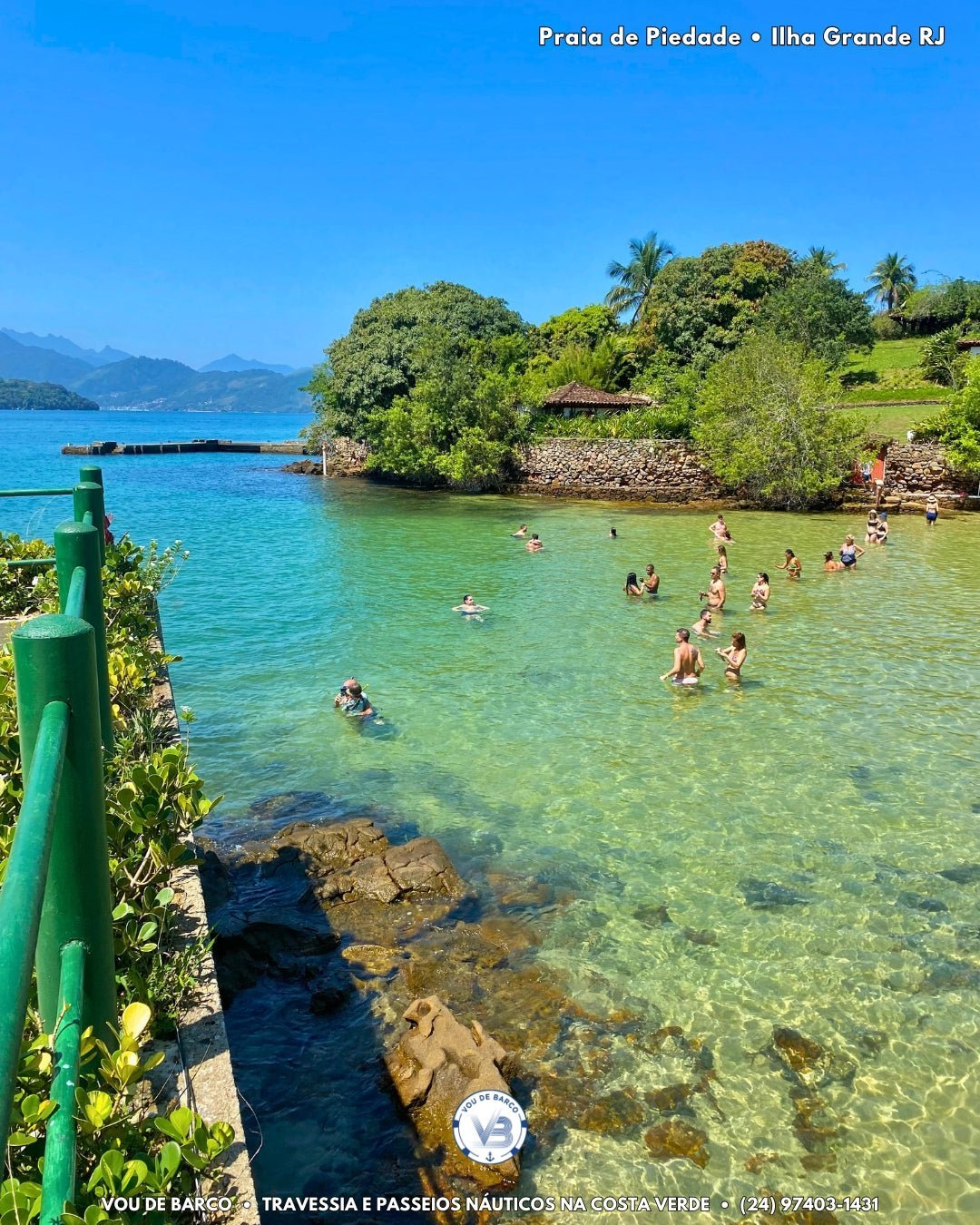 Praia da Piedade — passeio Ilhas Paradisíacas em Angra