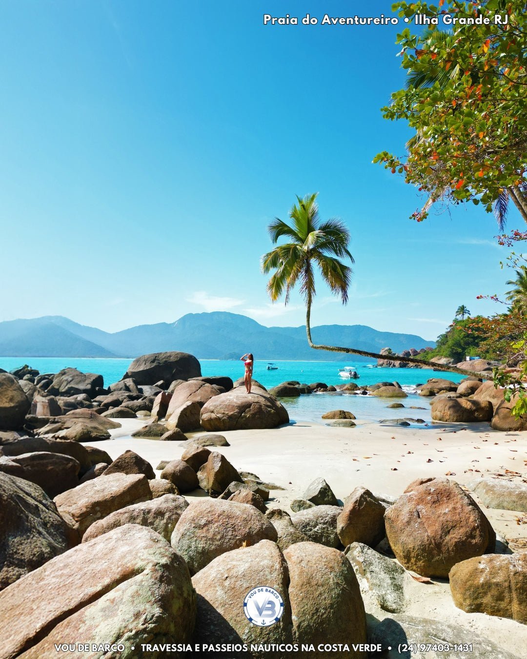Praia do Aventureiro — passeio Volta na Ilha Grande
