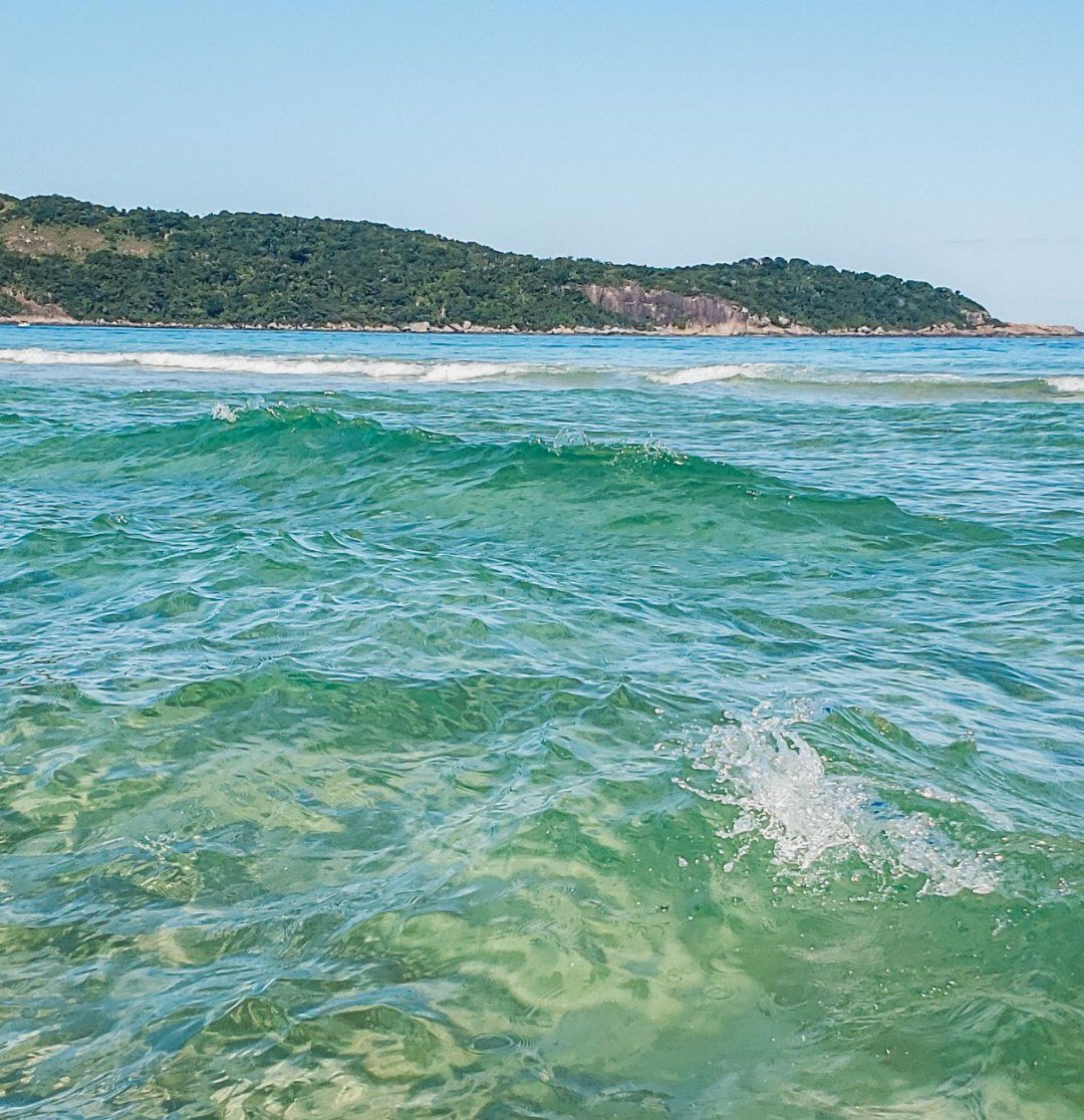 Águas cristalinas de Ilha Grande